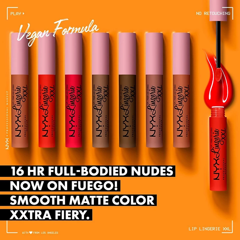 NYX Professional Makeup Lip Lingerie Xxl Matte Liquid Lipstick