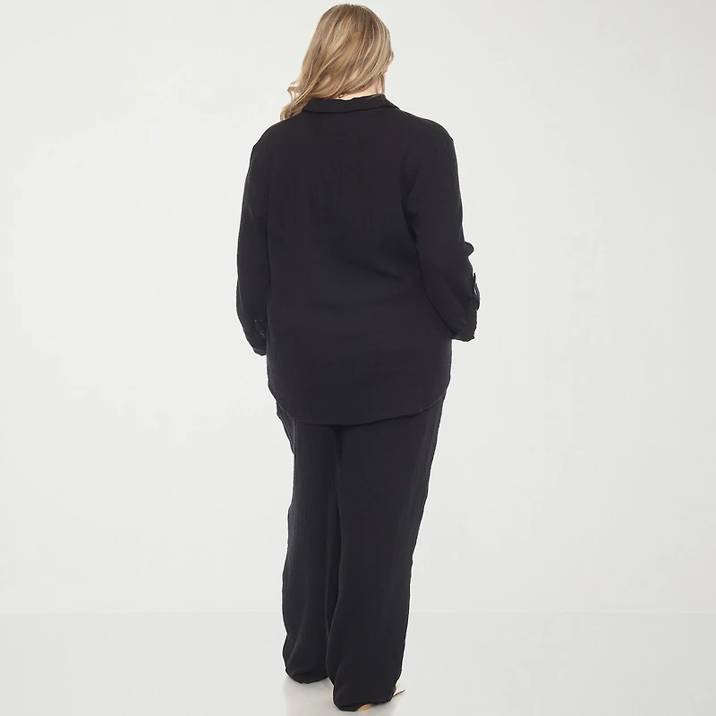 White Mark 2-pc. Pant Set-Plus