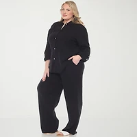 White Mark 2-pc. Pant Set-Plus