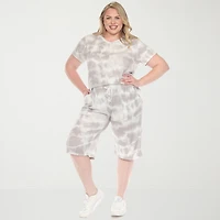 White Mark 2-pc. Short Set-Plus