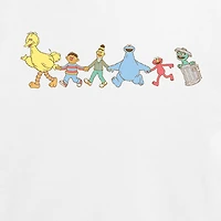 Womens Juniors Crew Neck Short Sleeve Regular Fit Sesame Street Graphic T-Shirt