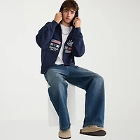 AEROPOSTALE Mens Long Sleeve Fleece Zipper Hoodie