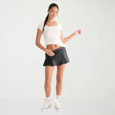 AEROPOSTALE Womens Mid Rise Juniors Skort