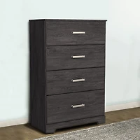 Signature Design by Ashley Belachime 4-Drawer Chest of Drawers in Charcoal