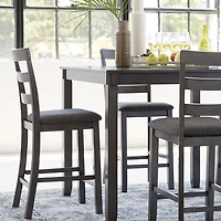 Signature Design by Ashley® Brisben 5-pc. Counter Height Square Dining Set