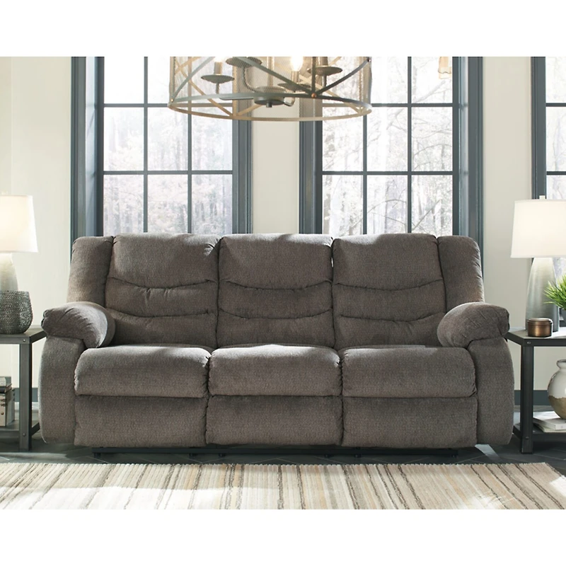 Signature Design by Ashley® Henderson Pad-Arm Reclining Sofa