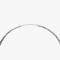 Womens Sterling Silver 60mm Hoop Earrings