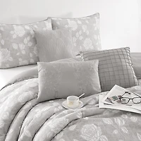 Stratford Park Lenna Floral 7-pc. Easy Care Comforter Set
