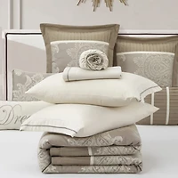 Stratford Park Thess Damask 15-pc. Easy Care Comforter Set