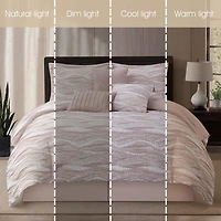 Stratford Park Lessia Geometric 7-pc. Easy Care Comforter Set