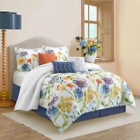 Stratford Park Asyna Floral 7-pc. Easy Care Comforter Set