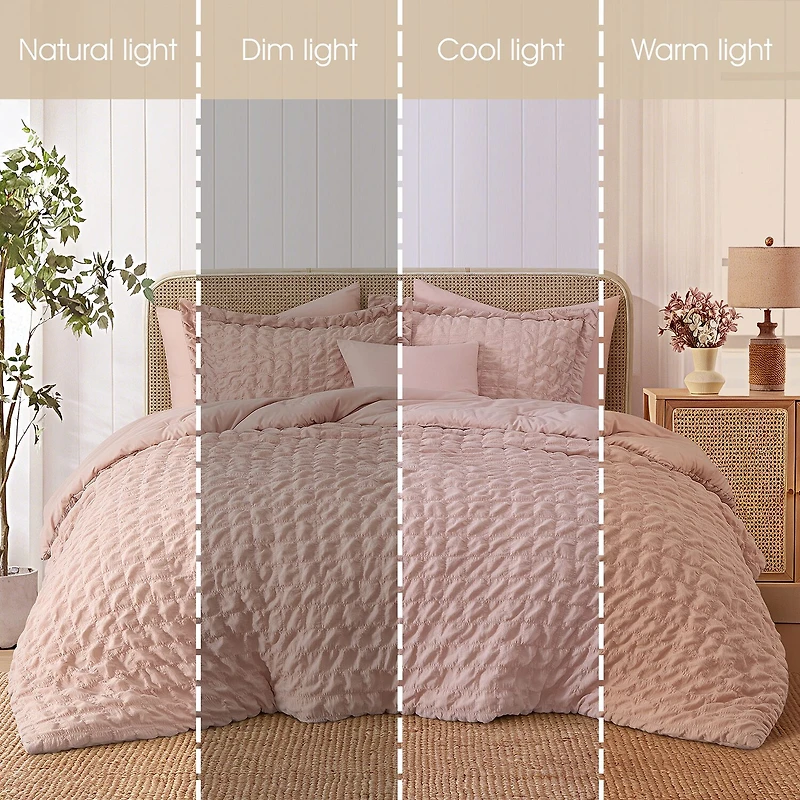 Stratford Park Deena Geometric Easy Care Comforter Set
