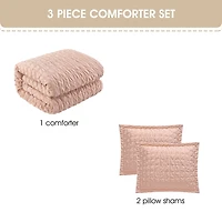 Stratford Park Deena Geometric Easy Care Comforter Set