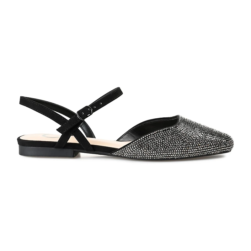 Journee Collection Nysha Womens Square Ballet Flats