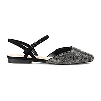 Journee Collection Nysha Womens Square Ballet Flats
