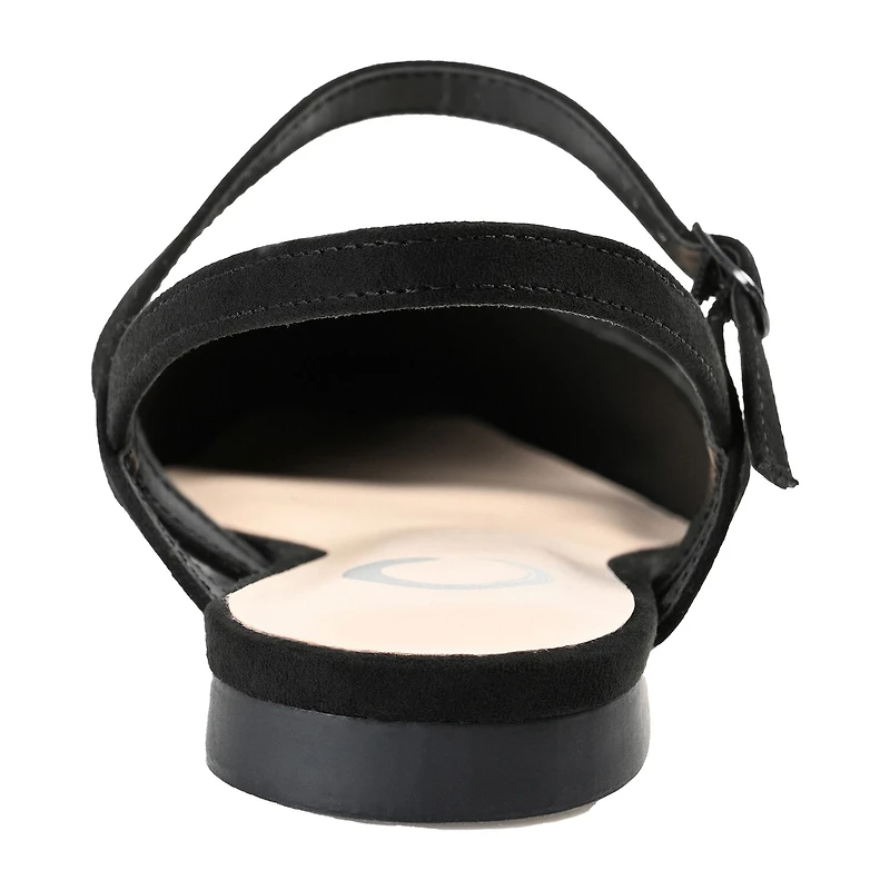 Journee Collection Nysha Womens Square Ballet Flats