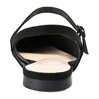 Journee Collection Nysha Womens Square Ballet Flats