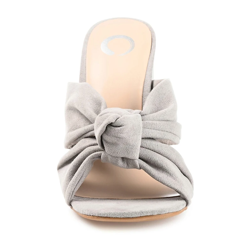 Journee Collection Tabithea Womens Round Open Toe Block Heel Pumps