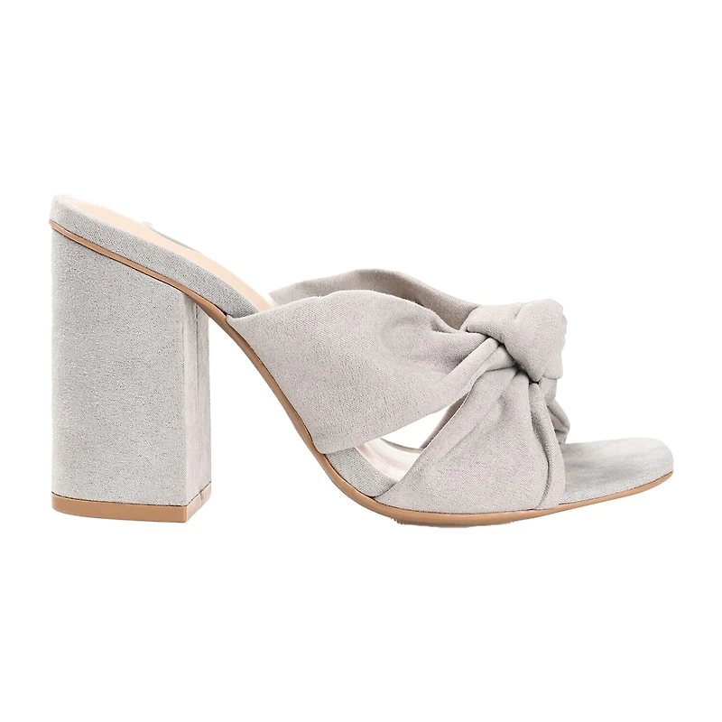 Journee Collection Tabithea Womens Round Open Toe Block Heel Pumps
