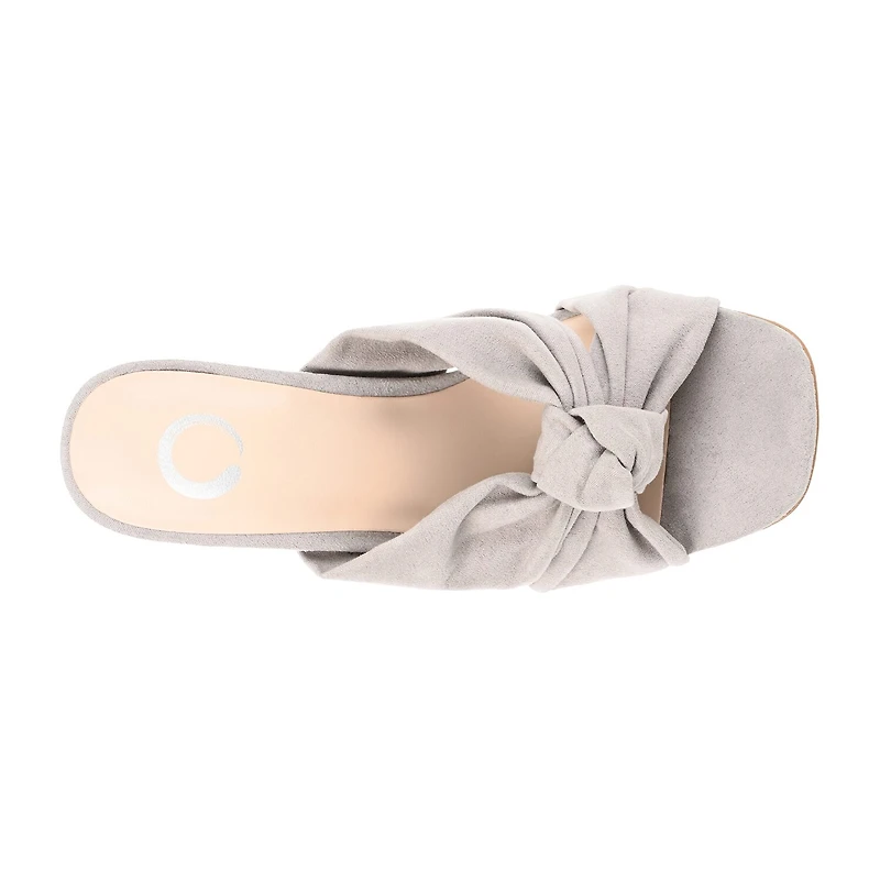Journee Collection Tabithea Womens Round Open Toe Block Heel Pumps