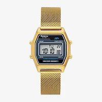 Armitron Mens Chronograph Gold Tone Stainless Steel Bracelet Watch 40/8485bkgp