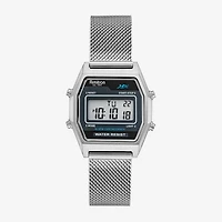 Armitron Mens Chronograph Silver Tone Stainless Steel Bracelet Watch 40/8485bksv