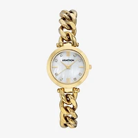 Armitron Womens Crystal Accent Gold Tone Bracelet Watch 75/5822mpgp