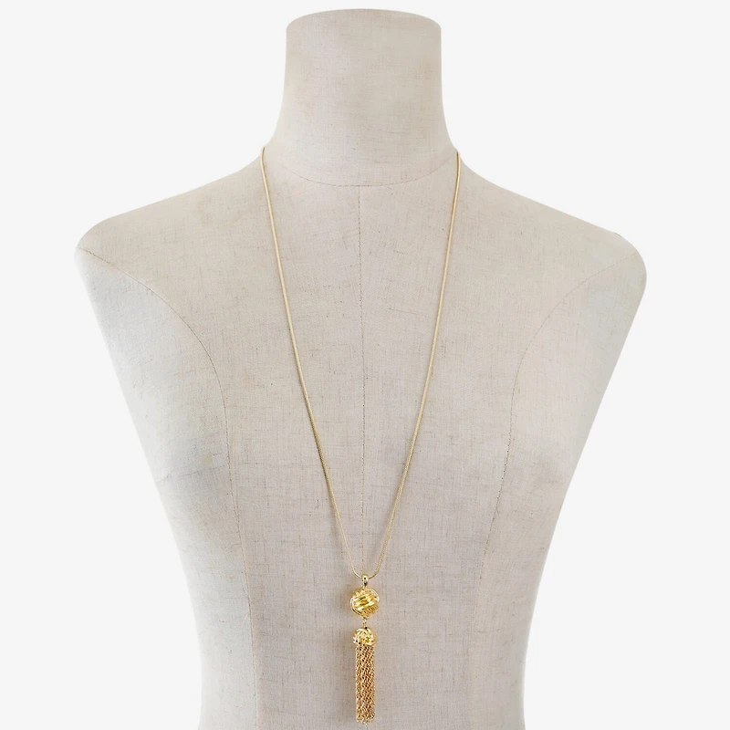 Monet Jewelry Tassel Womens 30 Inch Pendant Necklace