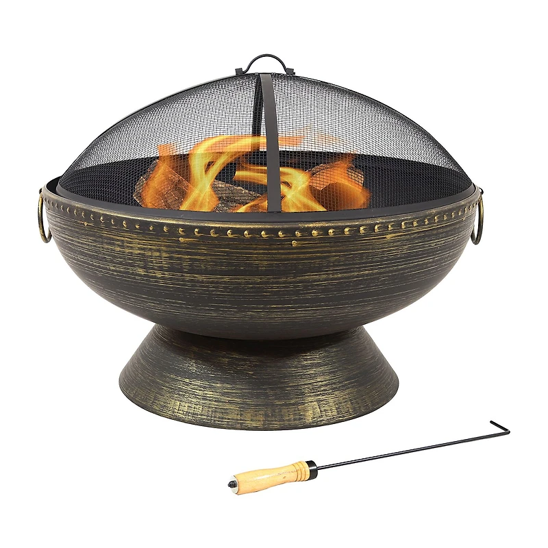Sunnydaze Collection Portable Weather Resistant Fire Pit