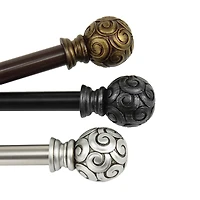 Rod Desyne Bonbon 3/4 Adjustable Curtain