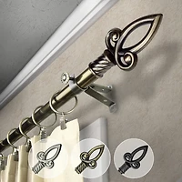 Rod Desyne Spire 3/4 Adjustable Curtain