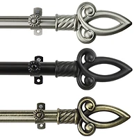 Rod Desyne Spire 3/4 Adjustable Curtain