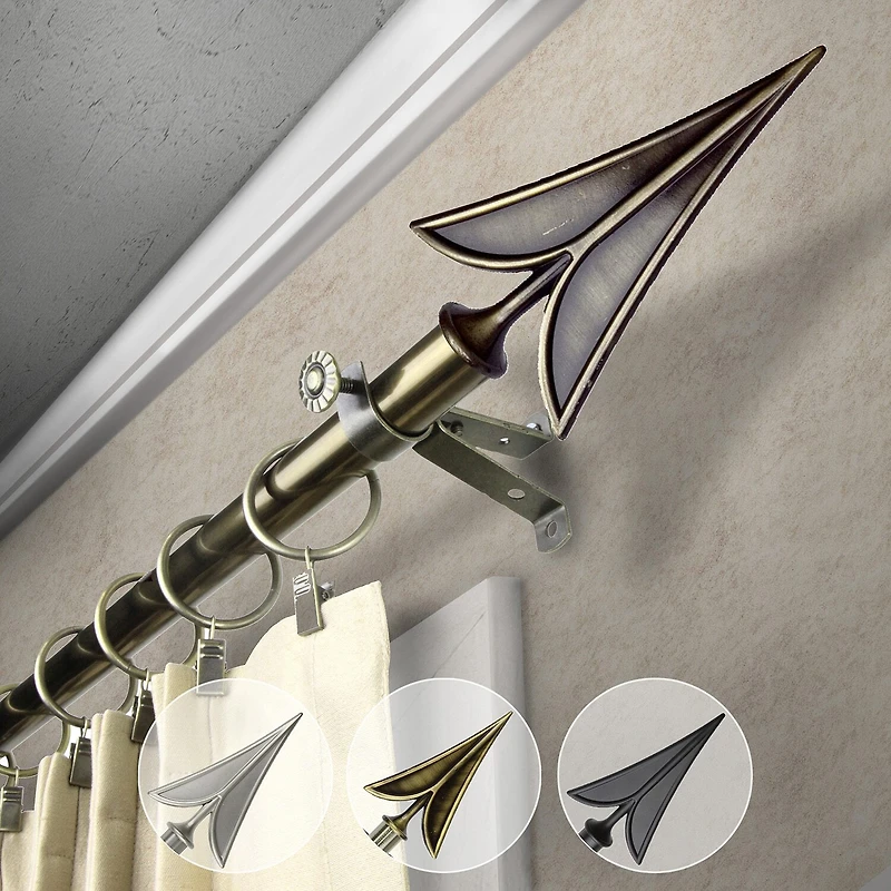 Rod Desyne Alpha 3/4 Adjustable Curtain