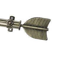 Rod Desyne Quill 3/4 Adjustable Curtain