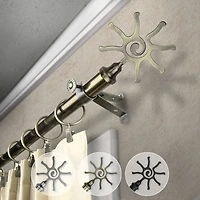 Rod Desyne Sun 3/4 Adjustable Curtain