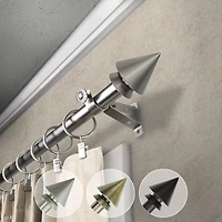 Rod Desyne Cone 3/4 IN Adjustable Curtain Rod