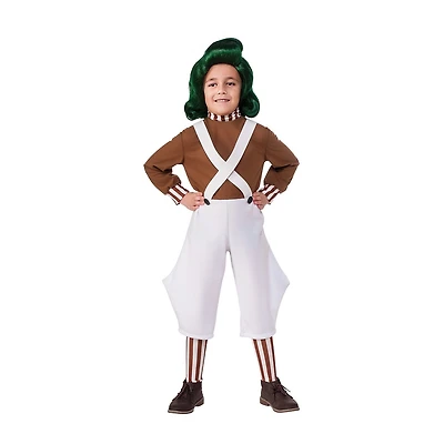 Little & Big Kid Unisex Oompa Loompa 3-pc. Costume