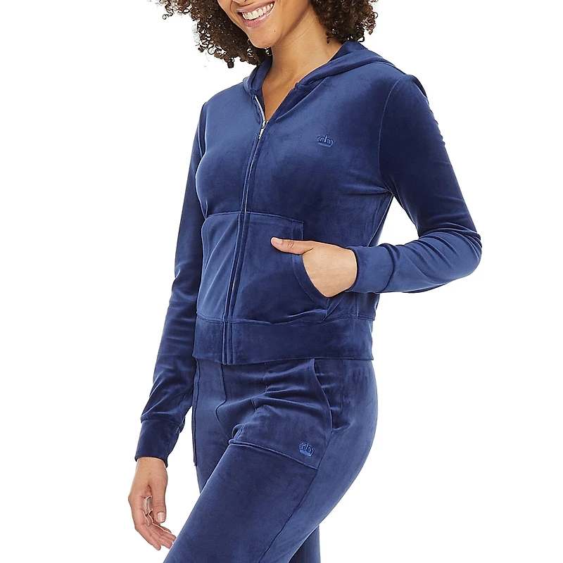 Juicy By Couture Womens Juniors Midweight Track Jacket