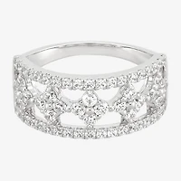 (Si1-Si2/ H-I) Womens 1 CT. T.W. Lab Grown White Diamond 10K Gold Band