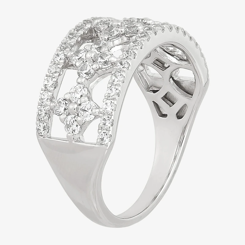 (Si1-Si2/ H-I) Womens 1 CT. T.W. Lab Grown White Diamond 10K Gold Band