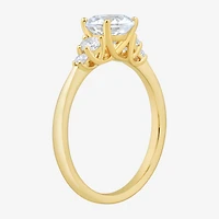 (H-I / Si1-Si2) Womens 1 1/4 CT. T.W. Lab Grown White Diamond 10K Gold Round Band