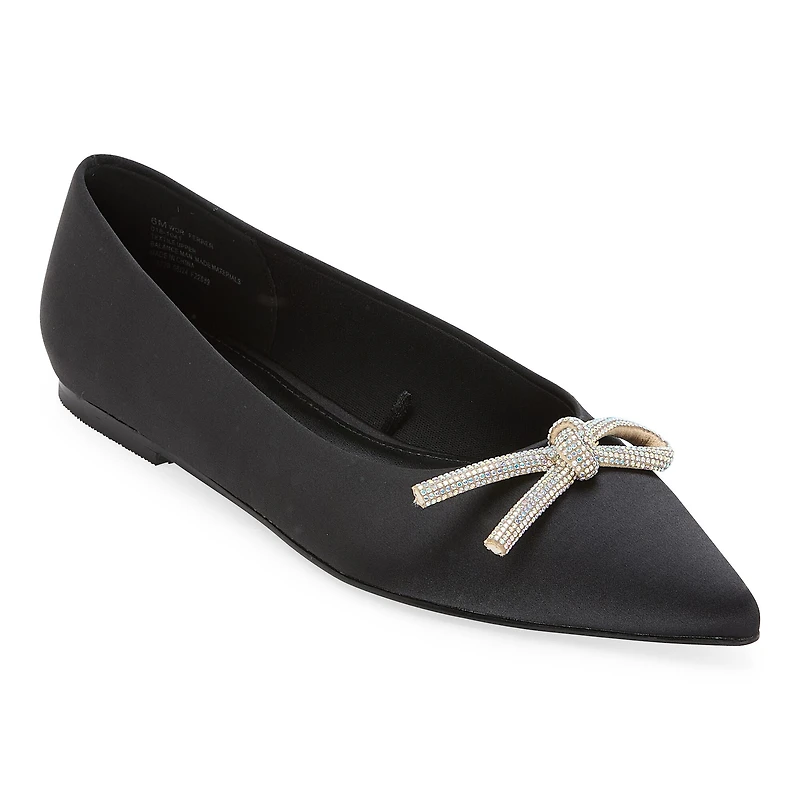 Worthington Ferrer Womens Pointed Closed Toe Ballet Flats