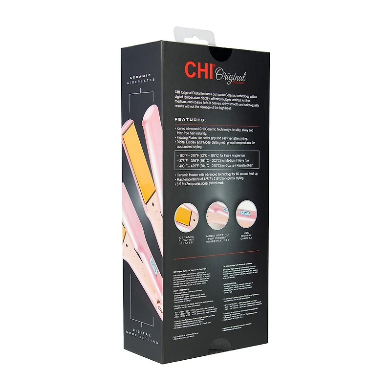 CHI "Original Digital ""I Do"" Blushing Bride" Fast Heating 1 1/2" Flat Iron