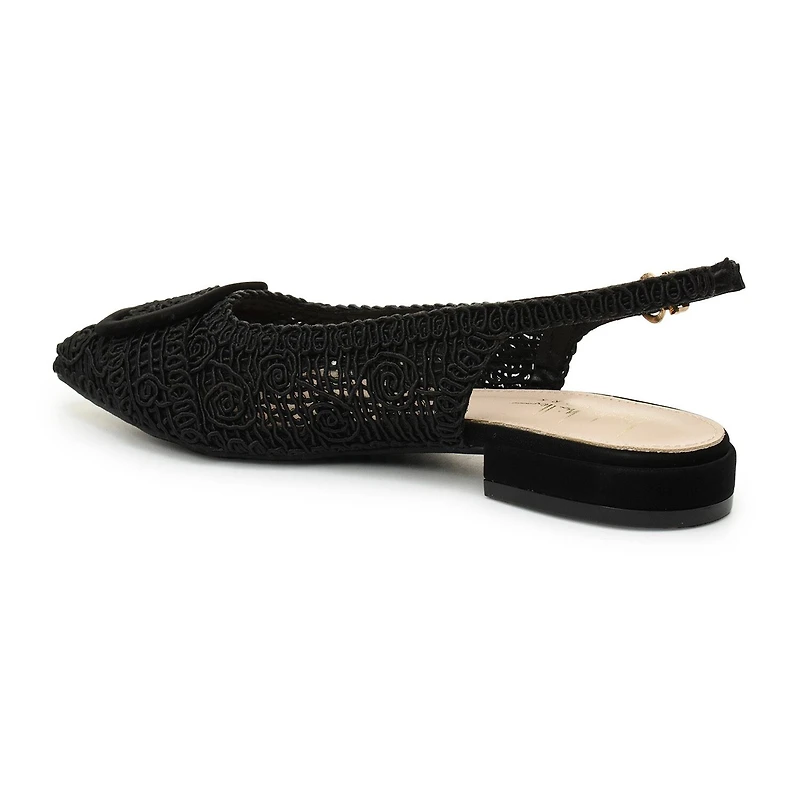 Nicole Miller Malky Sling Back Womens Pointed Closed Toe Slip-On Shoe