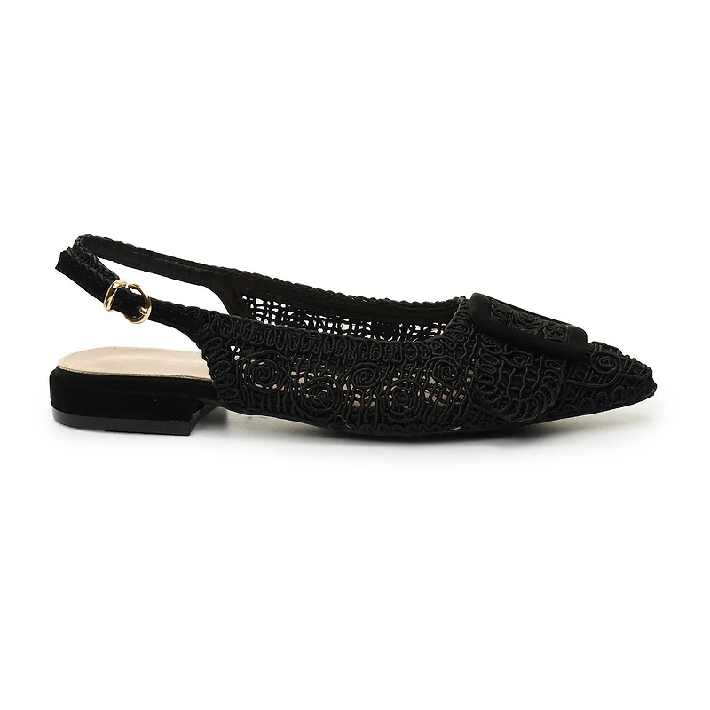 Nicole Miller Malky Sling Back Womens Pointed Closed Toe Slip-On Shoe