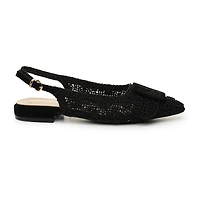 Nicole Miller Malky Sling Back Womens Pointed Closed Toe Slip-On Shoe