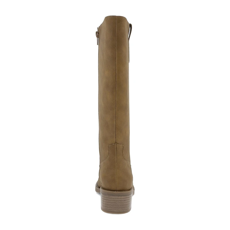 Mia Girl Womens Bennington Stacked Heel Dress Boots