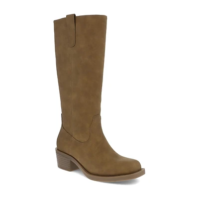 Mia Girl Womens Bennington Stacked Heel Dress Boots