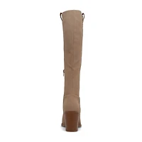 Mia Girl Womens Hadley Stacked Heel Dress Boots