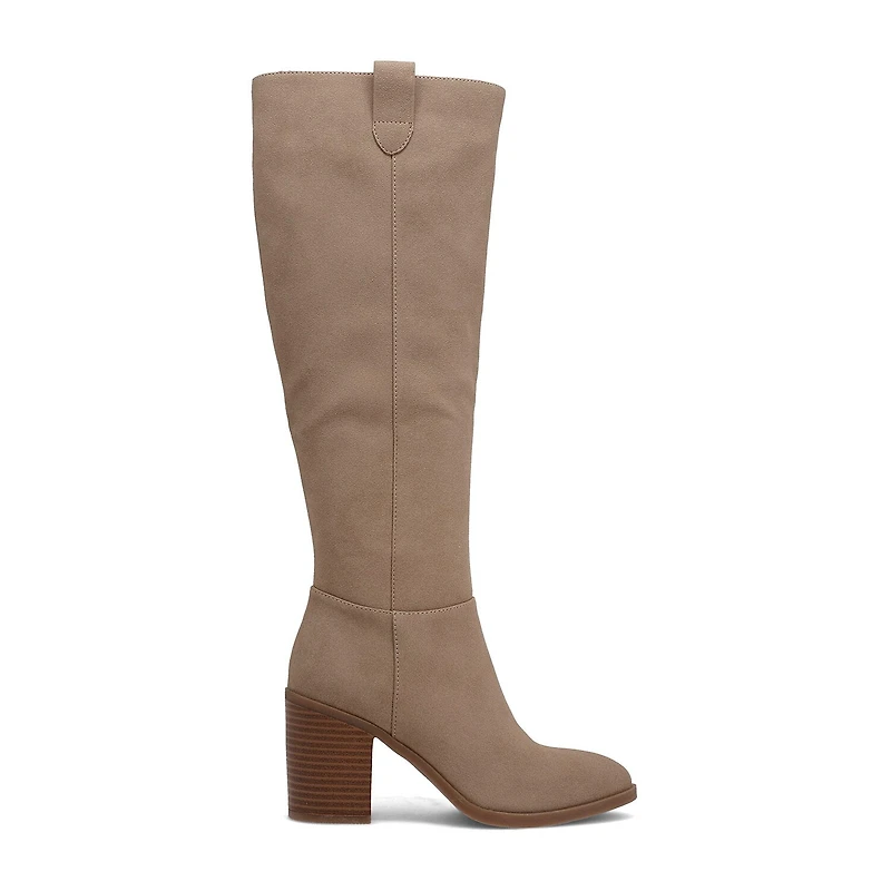 Mia Girl Womens Hadley Stacked Heel Dress Boots
